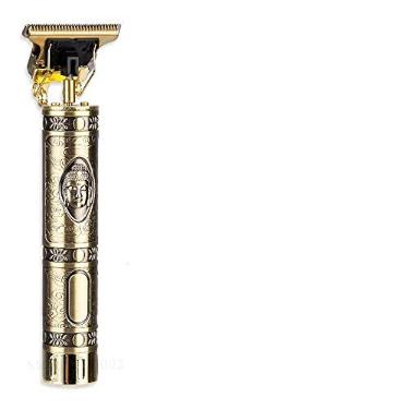 Imagem de Glattol Máquina Elétrica Masculina Recarregável de Cortar Cabelo e Barbear VINTAGE T9 (Buda 1 Bateria)