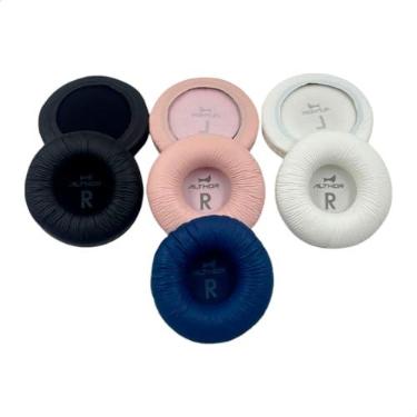 Imagem de Par de Almofada Espuma Fone de Ouvido Compatível com JBL Tune600 T500 T500bt T450 T450bt (Preto)
