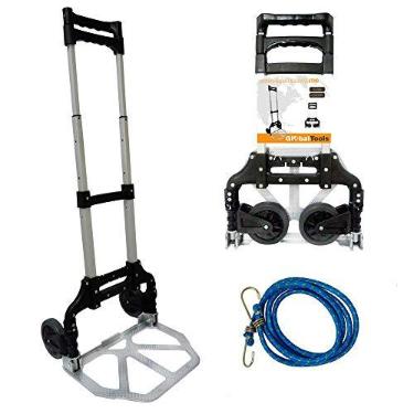 Imagem de Carrinho Dobrável para Carga em Alumínio - Até 80 Kg