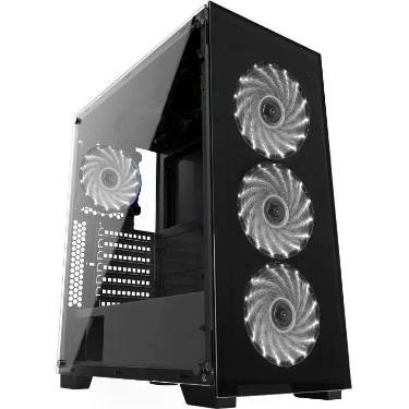 Imagem de Gabinete Gamer Vidro Usb3.0 Xway 01144 Com 4 Cooler Fans Led sem fonte