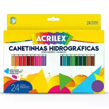 Imagem de Canetinha Hidrográfica 6903 24 Cores - Acrilex