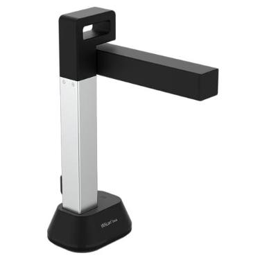Imagem de IRIScan Desk 6 Scanner de livros e documentos A4 de 8 MP cinza com OCR, nivelamento automático de IA e apagamento de dedos, compatível com Windows e Mac, PDF Readiris incluído