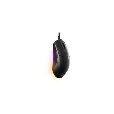 Imagem de Mouse Gamer SteelSeries Rival 3 Gen 2, 8.5K DPI, RGB, Super Mesh Paracord, 60M Clicks, Preto - 62513