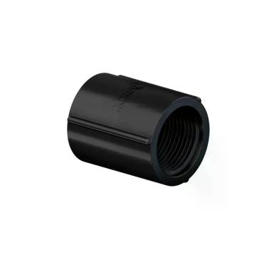 Imagem de Luva Roscavel Pvc Cor Preta Medida 1/2 Marca Tigre - Tigre