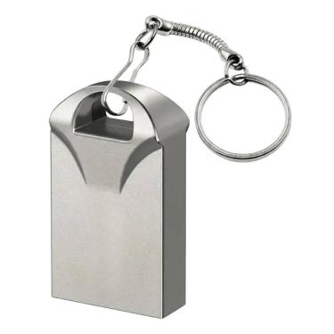 Imagem de PenDrive 64GB Mini USB 2.0 Chaveiro Metálico Compacto - Dexin