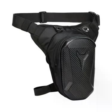 Imagem de Bolsa De Perna Impermeável Para Motocicleta, Bolsa De Cintura Rígida C