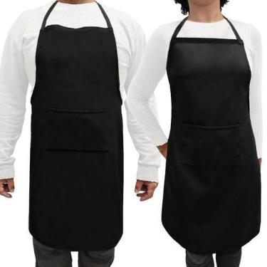 Imagem de Avental Churrasqueiro Garçom Uniforme Eventos Cozinha Restaurante Bar 