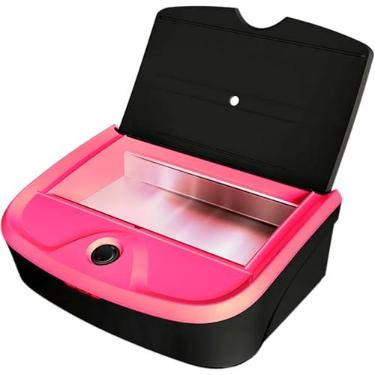 Imagem de Mega Bell, Estufa esterilizadora para manicure e pedicuri, Exterilix Compact Collor, Bivolt, Base preta com detalhes pink