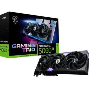 Imagem de Placa De Vídeo Nvidia Geforce Msi RTX5060ti 16gb Gddr7 128bits Gaming Trio Oc  912-v535-030