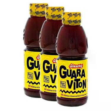Imagem de Kit 3 Guaraviton Ginseng 500ml