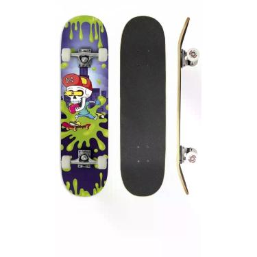 Imagem de Skate Infantil Completo 70kg Madeira Alumínio PVC - Congratulations St