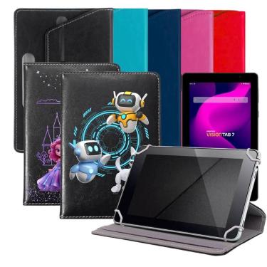 Imagem de Capa Giratória para Tablet Positivo Vision Tab 7 Polegadas Case - Comm
