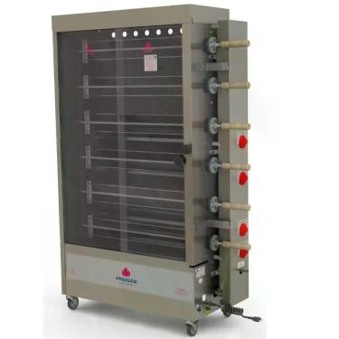 Imagem de Forno Industrial Rotativo A Gás Progás Style Pr-634 6 Espetos Para 30 Frangos Bivolt P25420