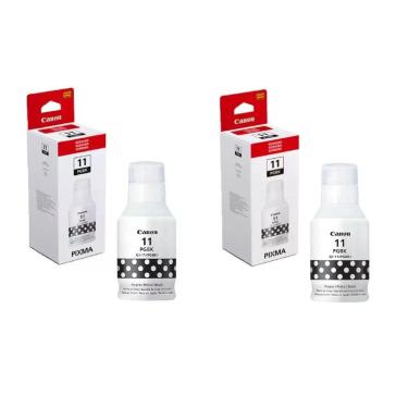 Imagem de Kit Canon Gi-11 Gi11 G11 2 Un Preto Original P/impressora G3160 G2160 G-3160 G-2160