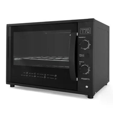 Imagem de Forno Elétrico de Bancada Fogatti 70L Grill com 2 grades e luz interna