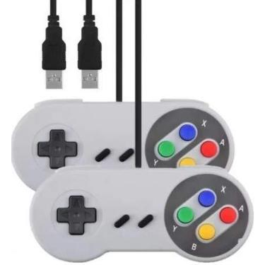 Imagem de 2 Controles Super Snes Usb Para Pc Mac Linux Raspberry