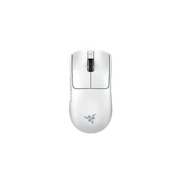 Imagem de Mouse Gamer Sem Fio Razer Viper V3 Pro White Edition, Sensor Focus Pro, 35000 DPI, Bateria 95h, Polling Rate 8000Hz, Branco - RZ01-05120200