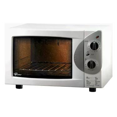 Imagem de Forno Elétrico de Bancada Fischer Grill 16 44L 1750W Autolimpante com Timer e Dourador Branco 110V