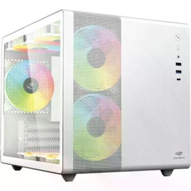 Imagem de Gabinete Gamer C3tech Aquarius Mt-g710 Sem Fans Branco