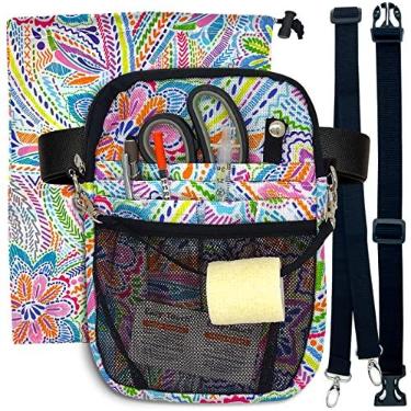 Imagem de Pochete de enfermeira médica com bolsa de viagem e alça de extensão Suprimentos de enfermagem para enfermeiras Pochete de enfermagem Bolsa organizadora para mulheres Cinto de ferramentas UTI Neonatal