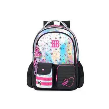 Imagem de Mochila Escolar Feminina Rebecca BonBon Preta U / Preto