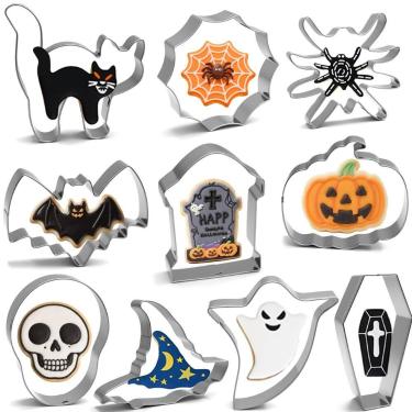 Imagem de Cortadores de Biscoito YomiFamily Halloween - Pacote com 10 Unidades