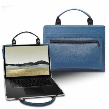 Imagem de Capa para laptop Razer Blade 14 com bolsa portátil com alça de bolsa, azul