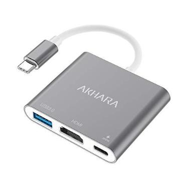 Imagem de Adaptador Dex Para Samsung Usb 3.1 Tipo C Hub Thunderbolt 3.0 X Hdmi Usb 3 4k Prata - CompleteStore®