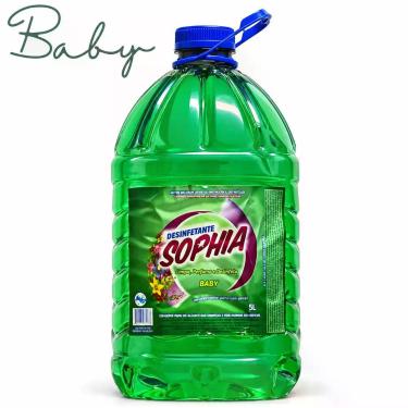 Imagem de Desinfetante Sophia 5L - Altamente Concetrado e Perfumado, Verde