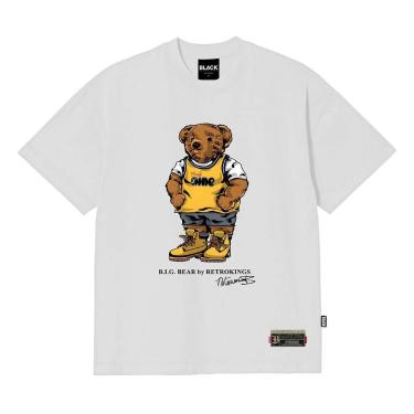 Imagem de Camiseta Black Nine Big Bear - Branca - B91107, G2