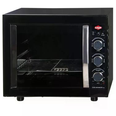 Imagem de Forno Elétrico de Embutir Layr Luxo Black Advanced 2.4 46L com Luz Interna Preto 220V