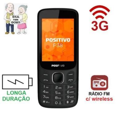 Imagem de Celular Simples Com Rede 3g Bom Trabalho A Pronta Entrega - Positivo