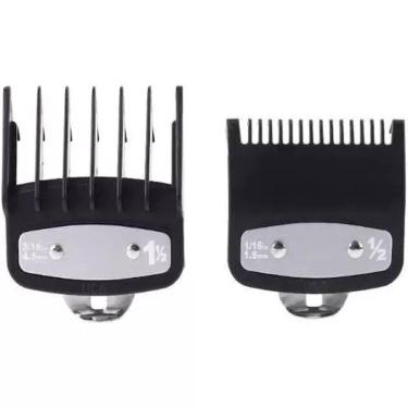 Imagem de Kit Pente Para Maquina de Corte Com Trava De Metal 0.5 e 1.5 - Barbers