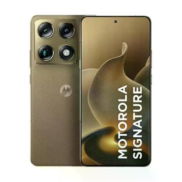 Imagem de Smartphone Motorola Signature 5G 256GB 12GB RAM + 12GB RAM Boost, 3 ca