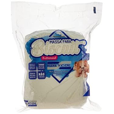 Imagem de Massa para Biscuit, Polycol, 1 kg, Natural