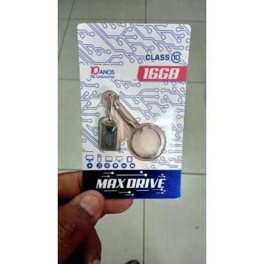 Imagem de Pen drive chaveiro mini usb 2.0 16gb classe 10 maxdrive - Max drive