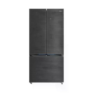 Imagem de Geladeira Multidoor 672L Space Master cor Black Inox Midea, Black Inox