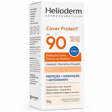 Imagem de Protetor Solar Bastão Helioderm Cover Protect Fps90 Cor 20 16g