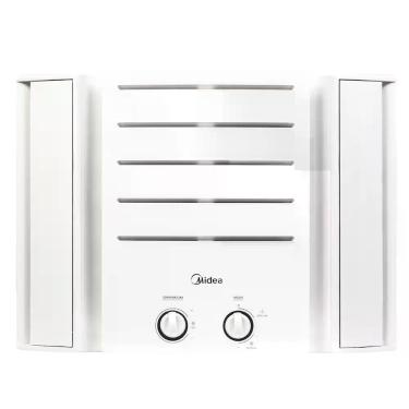 Imagem de Ar Condicionado de Janela Midea Painel Frontal Removível Convencional 7500 BTUS Frio 110V QCL078BB