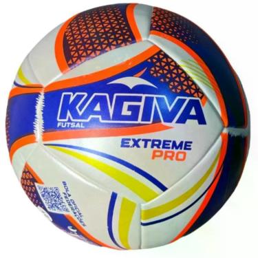 Imagem de Bola De Futsal Kagiva F5 Extreme Pro Oficial 2026, Branco, Azul, Único
