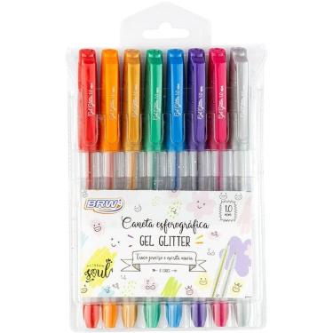 Imagem de Caneta GEL Soul 1.0MM 8 Cores Glitter - BRW