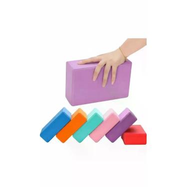 Imagem de Bloco Tijolo De Pilates Yoga Funcional Em Eva Kit C/ sortida - Mbfit