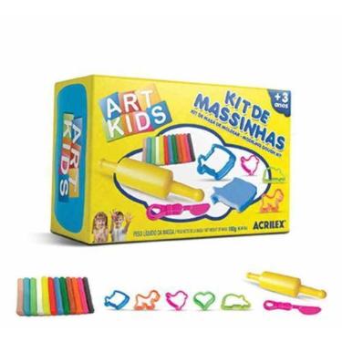 Imagem de Massinha Art Kids - Kit de Massinhas Com 8 Peças - Acrilex, Unico