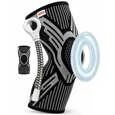 Imagem de Joelheira Compressão Estabilidade Silicone Metal QuQ - QÜQ, M
