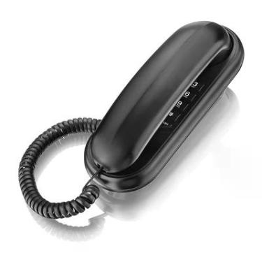 Imagem de Telefone Gôndola TCF 1000, Preto, Compatível C/ Centrais Públicas E Pabx, Função Flash E Redial