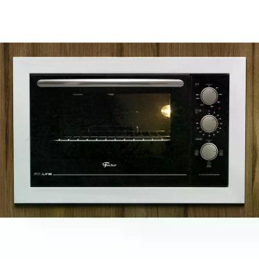 Imagem de Forno Elétrico de Embutir Fischer Fit Line 34493 48L Autolimpante com Timer e Luz Interna Branco 220V