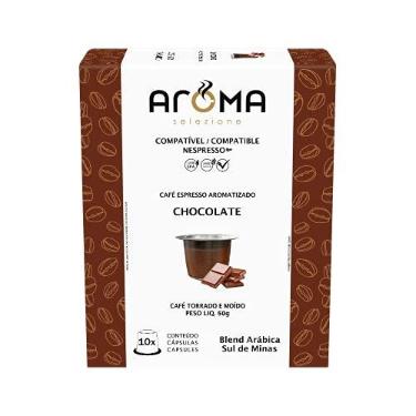 Imagem de Aroma Selezione Capsulas Aroma Espresso Aromatizado Chocolate