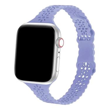 Imagem de Pulseira Silicone Renda Compatível com Apple Watch - Baú do Viking, La