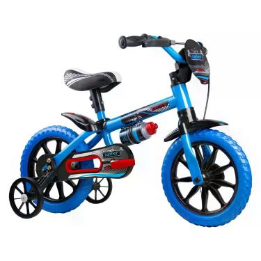 Imagem de Bicicleta ARO 12 Veloz Selim PU - Nathor, 12", Azul, 12"
