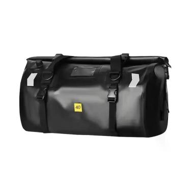 Imagem de Bolsa De Selim Para Motocicleta Impermeável Preta 20L-130L, Mochila De